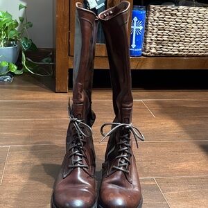 Frye Rich Brown Leather Boots